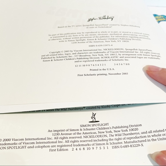 Nickelodeon Softcover Christmas Books SpongeBob SquarePants The Wild Thornberrys - Picture 7 of 8